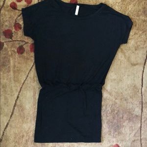 Black T shirt dress